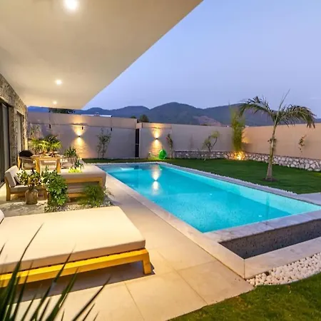 Viohouses 4- Luxury Private Korunakli Oezel Havuzlu 빌라